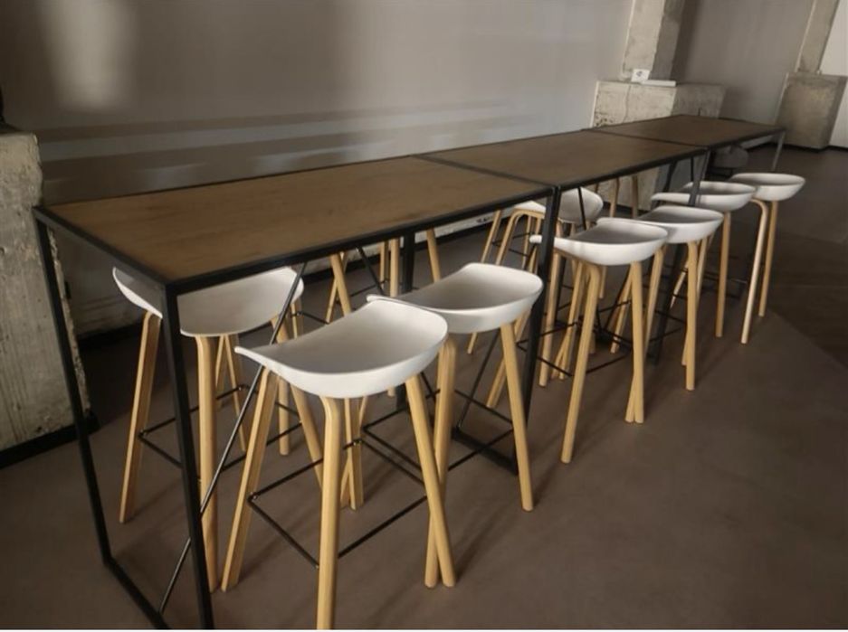 Барний стілець білий