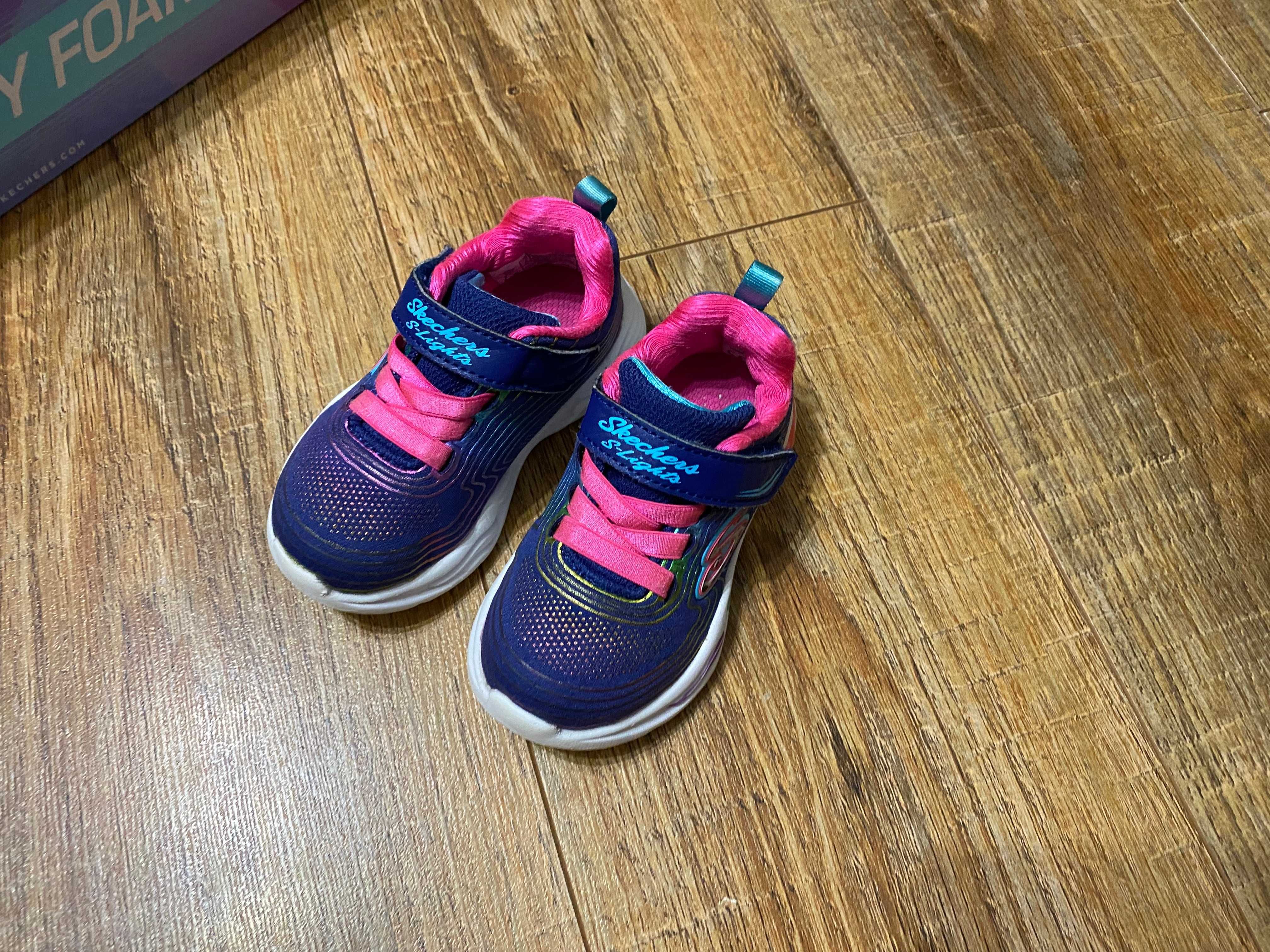 Skechers кроссовки кросівки детские на девочку оригинал р.22