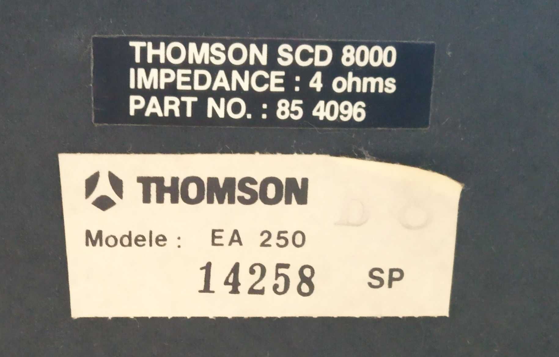 Głośniki Thomson XS3D Surround, 4 ohms, SCD 8000, 2 drożne plus 3D