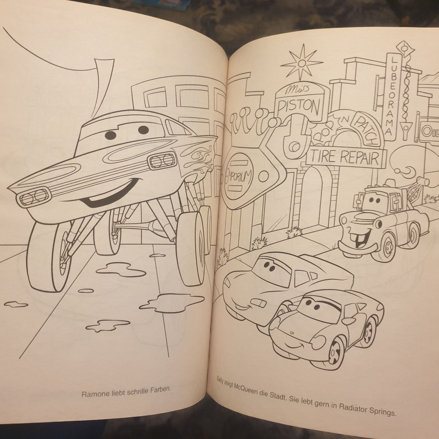 Kolorownka zygzak mcqueen cars auta kolorowanka