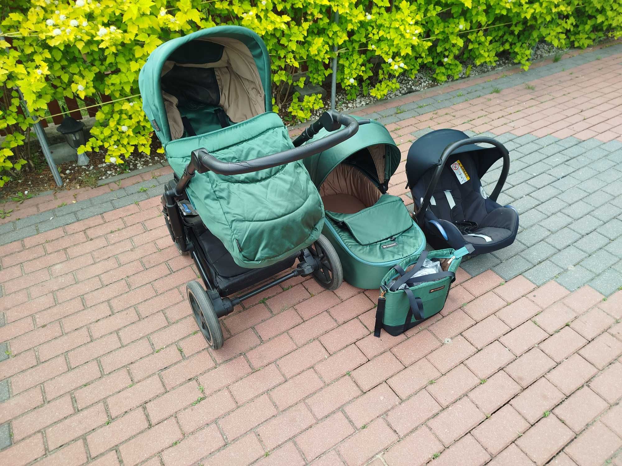 Kinderkraft Prime 2 z nosidełkiem Maxi Cosi