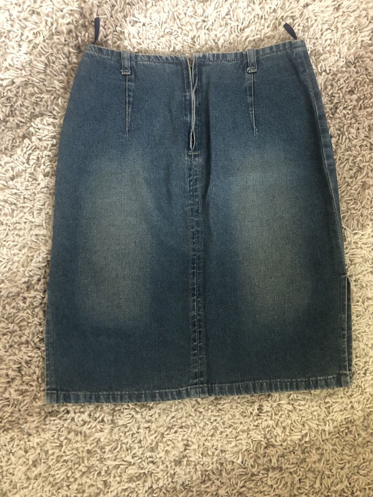 Spódnica damska jeansowa