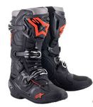 Buty TECH 10 ALPINESTARS Black/Fluo Red  roz.'43'47
