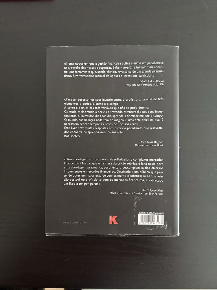 Livro “Invistir e Ganhar Mais”