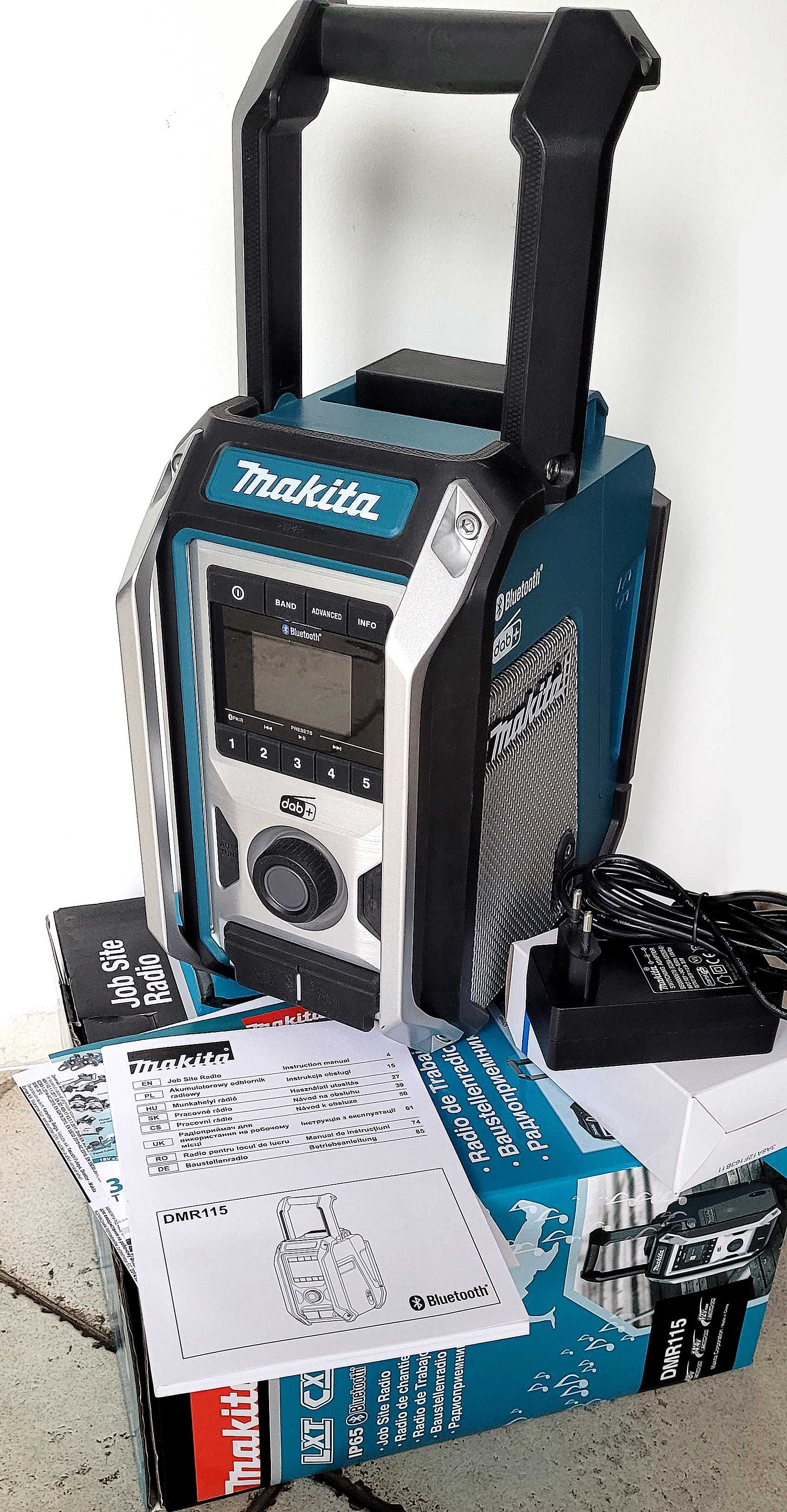 Radio Makita DMR 115 z bluetooth DAB+