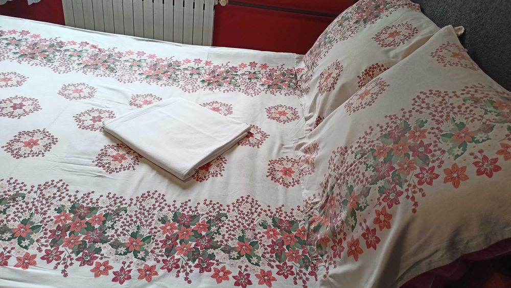 Pościel PRL, komplet 4 cz,, bawełna 160 x 200