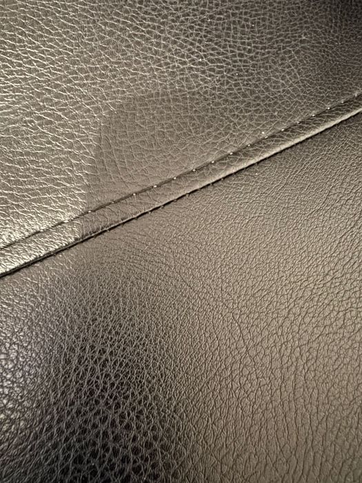 Narożnik do salonu z eko skóry czarny