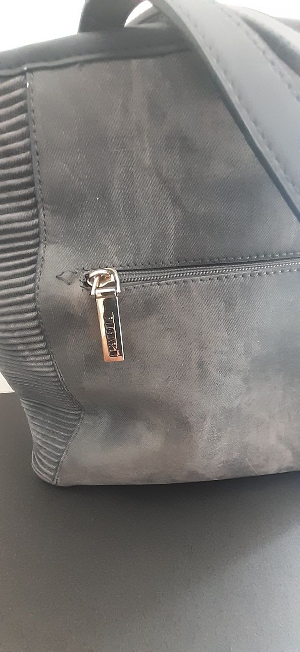 Torba Pabia A4 szary granat