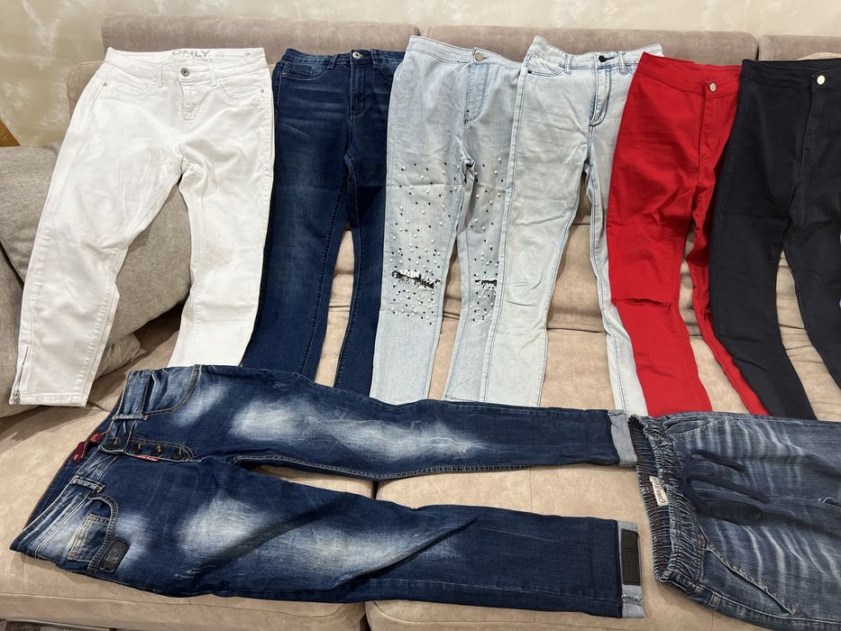 Лот вещи Джинсы скини мом XS цена за все