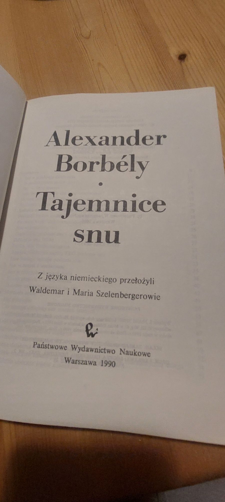 Tajemnice snu Borbely