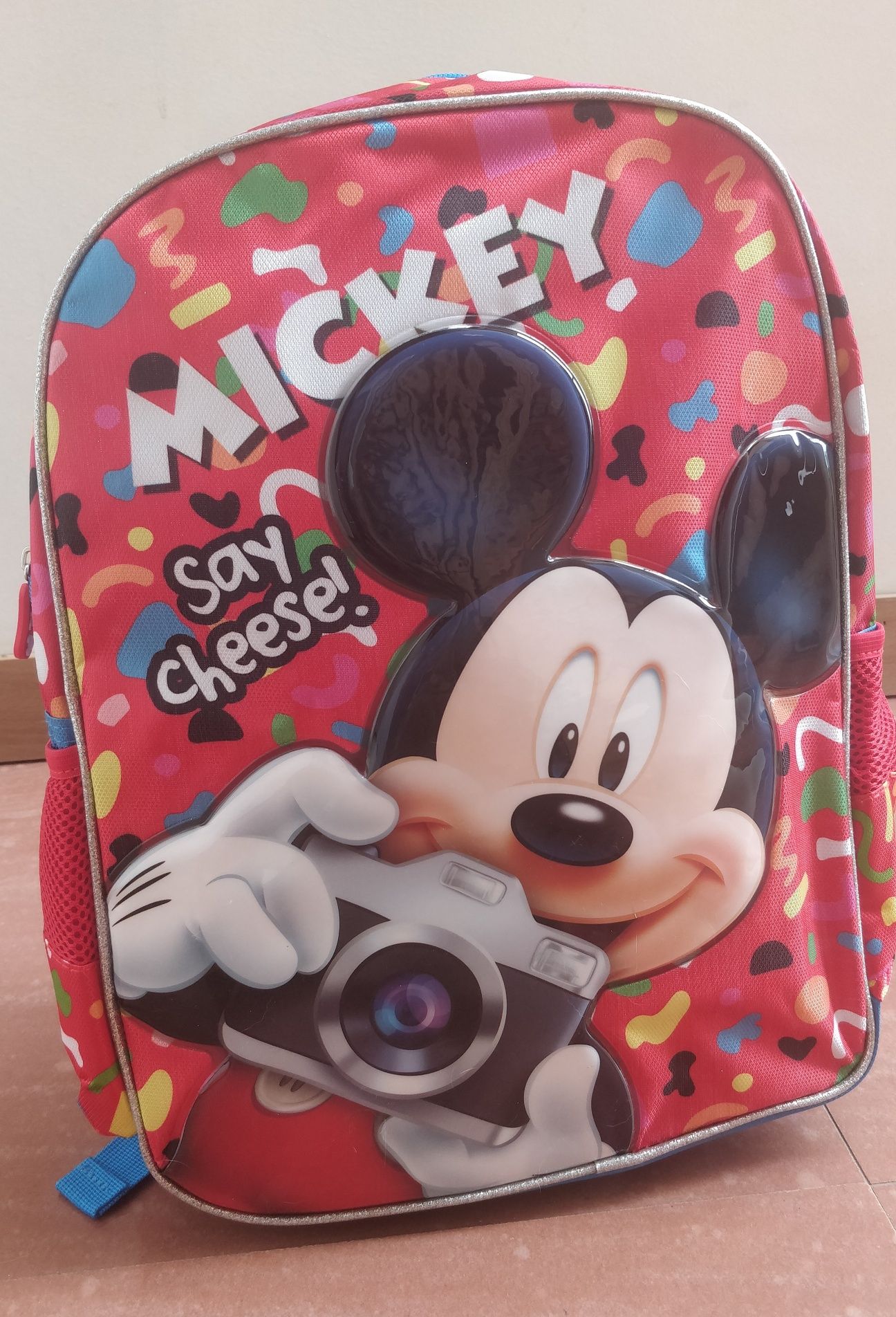 Mochila Escolar Mickey 31cm