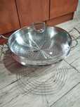 Patelnia WOK ze stali nierdzewnej FISSLER
