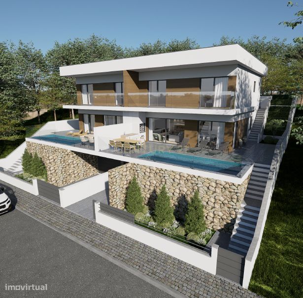 Terreno Urbano com Projeto Aprovado de 2 moradias, em Fernão Ferro, Se