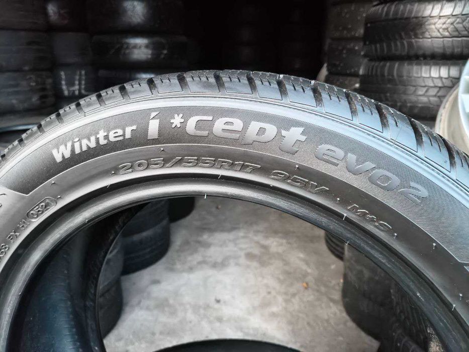Hankook Winter I*cept evo 2 205/55r17 95V XL 2шт, 21год, 5,5мм, ЗИМА