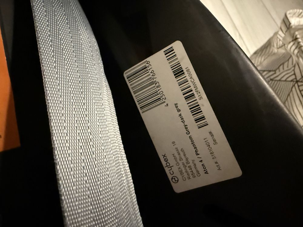 Cybex aton 4 fotelik z baza isofix