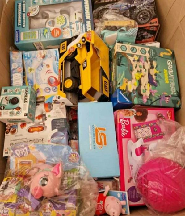 Karton Mix Box Zabawek 100PLN NOWE Lego Hot Wheels Barbie Wysyłka OLX