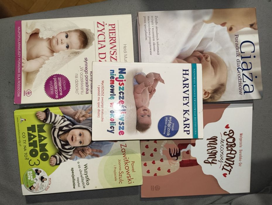 Zestaw 18 książek o rodzicielstwie, ciąży i wychowaniu – dla rodziców.