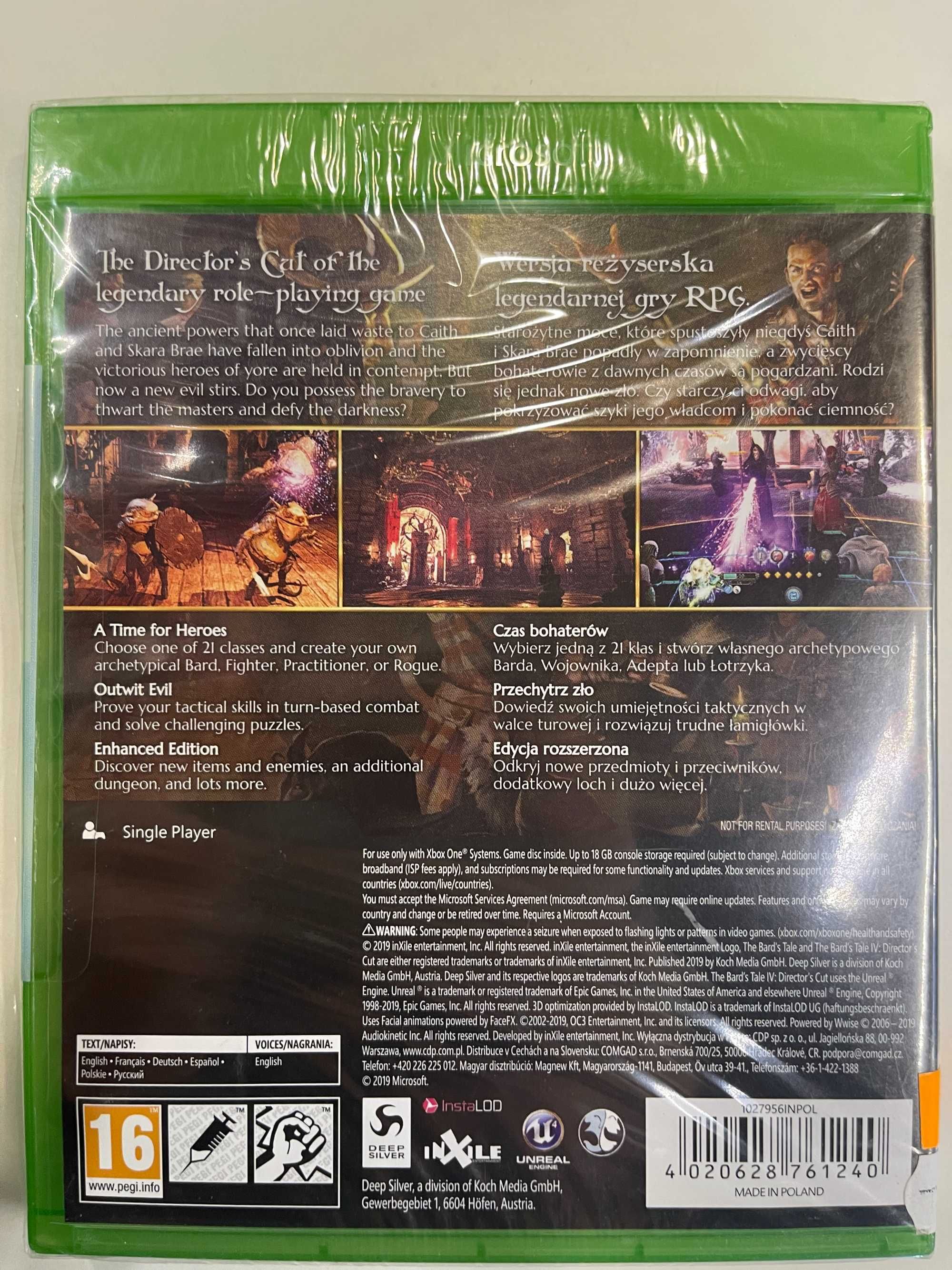 The Bard's Tale IV Director's Cut Xbox One Nowa