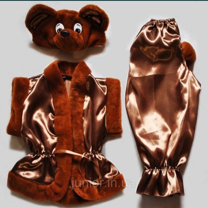 Оренда новорічних костюмів Ведмедик Білочка Вовк Лисичка Котик Зайчик