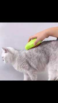 Акция! Паровая щётка для вычёсывания шерсти у котов и собак.