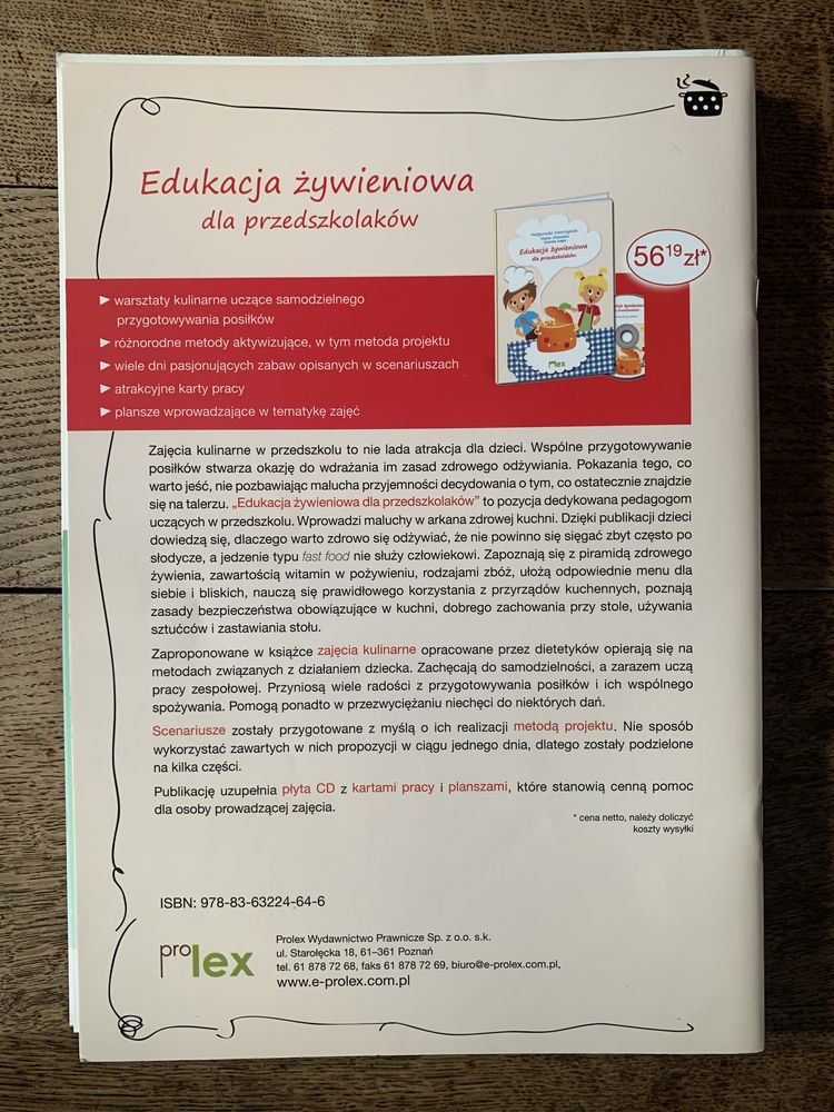 zestaw książek, kart, scenariuszy zajęć edukacji dla przedszkolaków