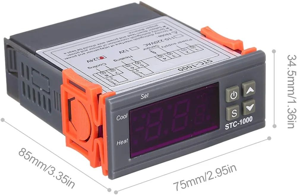 STC-1000 Cyfrowy Regulator Temperatury z Dwiema Wyjściami Przekaźnikow