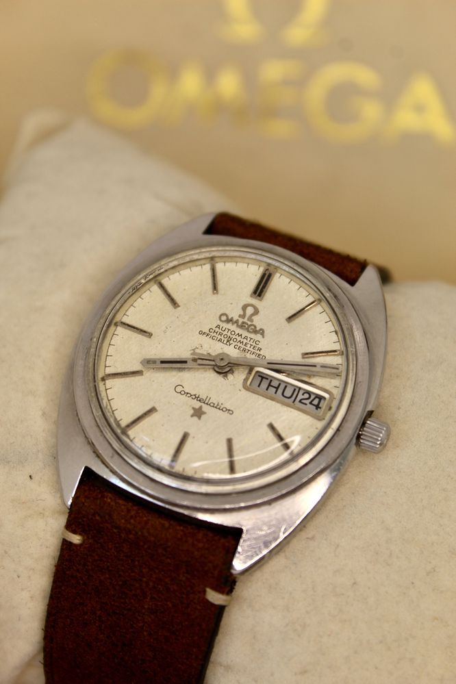 Omega Constellation Linen Dial Automatic