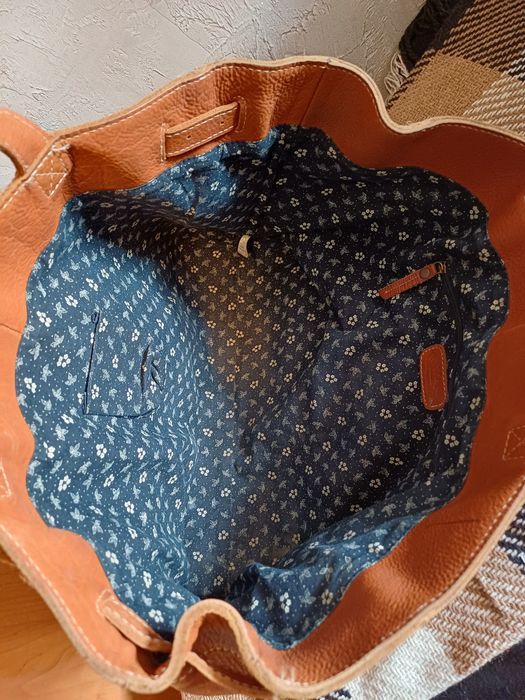 Большая сумка-шоппер Fat Face,натуральная кожа