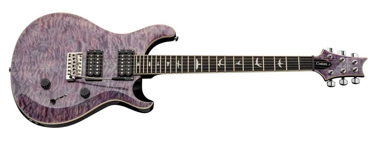 PRS SE Custom 24 Quilt Violet - gitara elektryczna PRSSECU44QQEIBVI