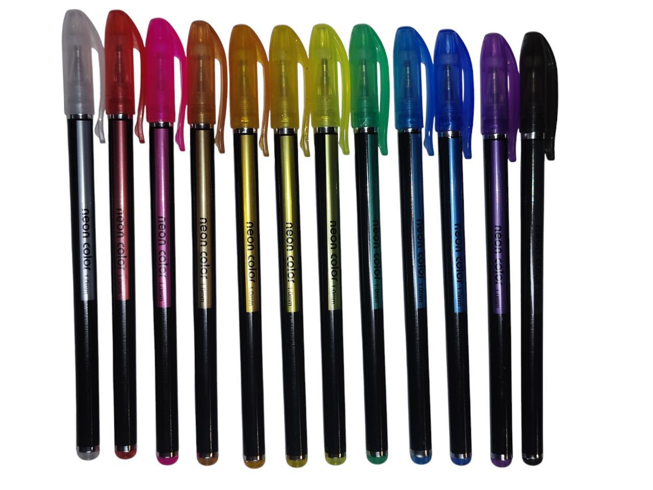 Гелевая ручка ZUIXUA neon color 12 кольорів