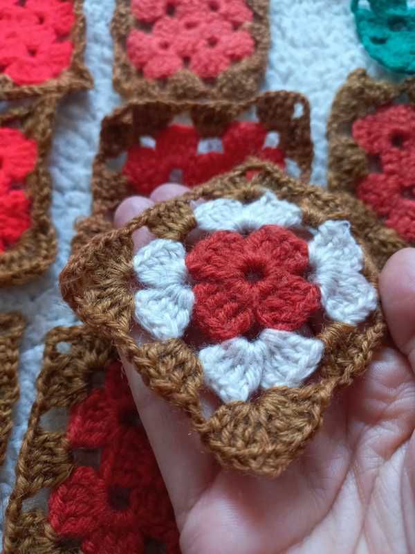 Peças em crochet Granny Square