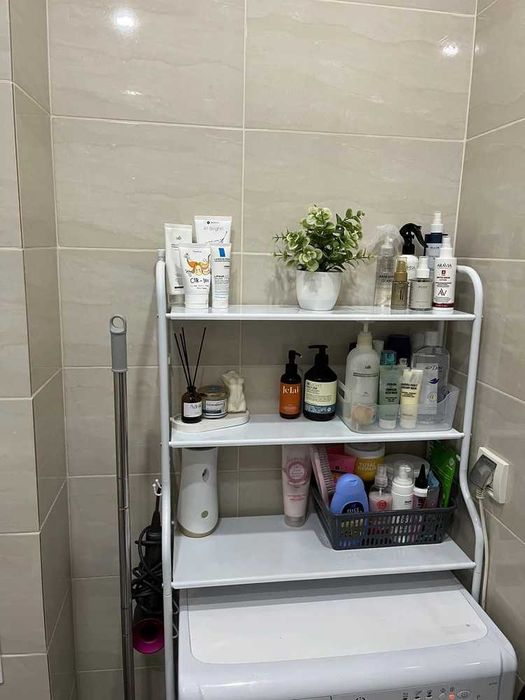 Новий стелаж для пральної машини стеллаж универсальный в ванную 155х66