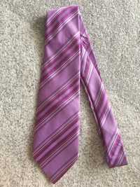 Krawat w odcieniach fioletowy/wrzosowy/liliowy