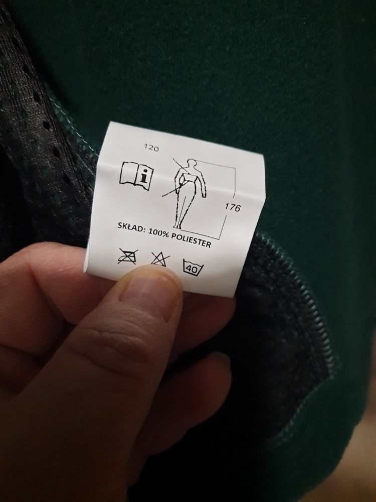 Ubranie z podpinką z polaru