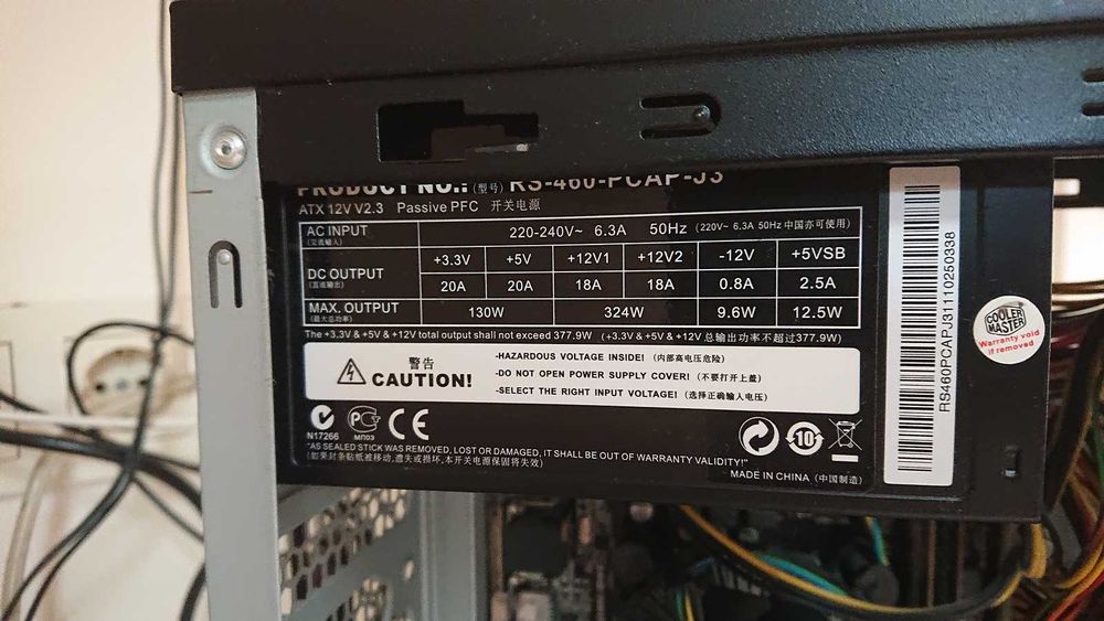 Компьютер достаточно производительный стационарный ПК РС в сборке