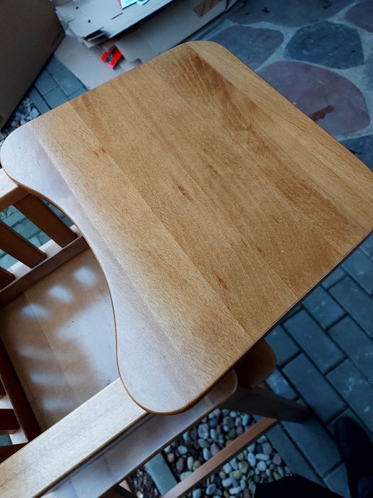 Fotel/krzesło do karmienia DREWNIANE