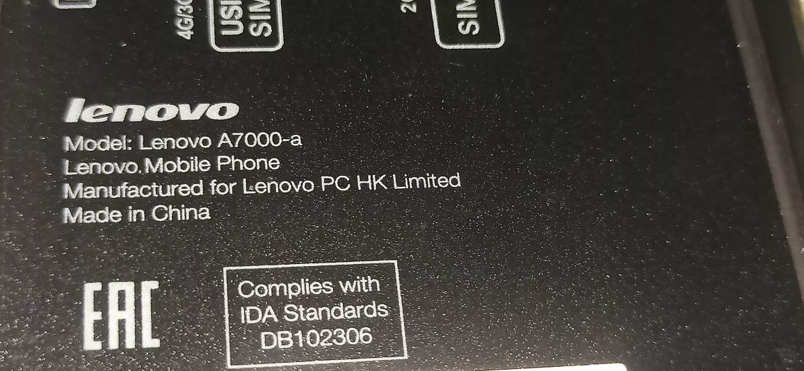 Срочно! Бюджетный смартфон не дорого Lenovo a7000-a. Не Xiaomi,  Huawe