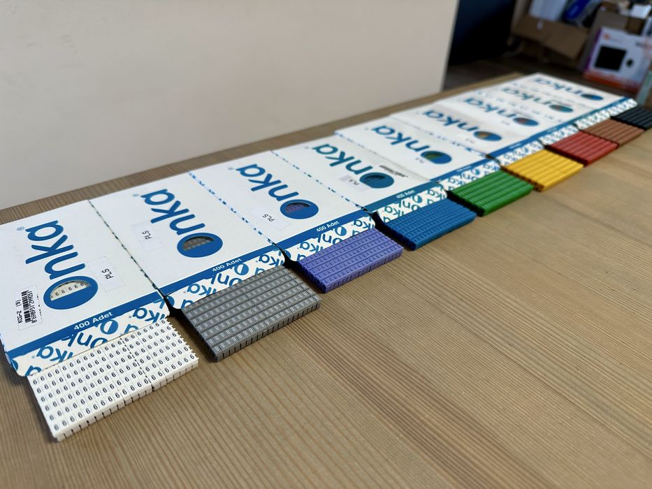 Маркування для кабелю 0,5х1,5 mm2 цифра (від 0 до 9) 400 шт/уп фото 2