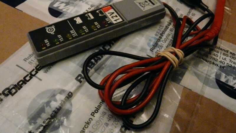 Mini tester miernik cyfrowy 12V