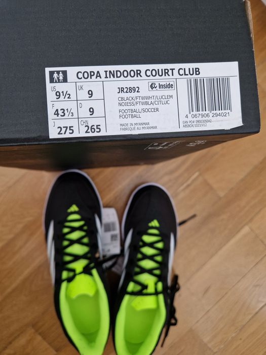 Sapatilhas futsal adidas Tam 43 1/3 - Novas