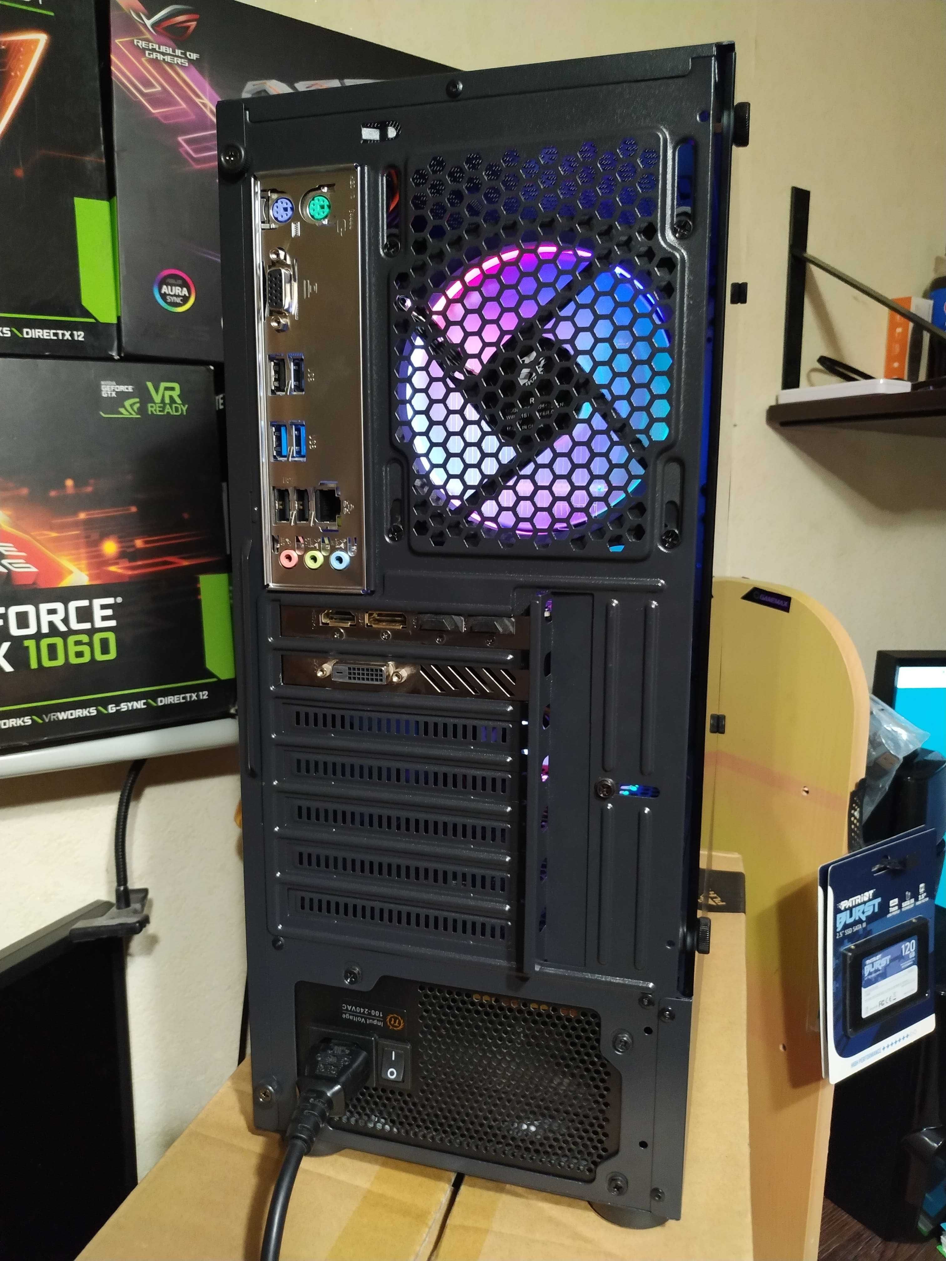 Ігровий комп'ютер Intel I7 4.0 GHZ, GTX 1070 8GB, 16GB RAM, SSD+HDD