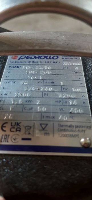 насос Pedrollo MC 20/50 (380V)