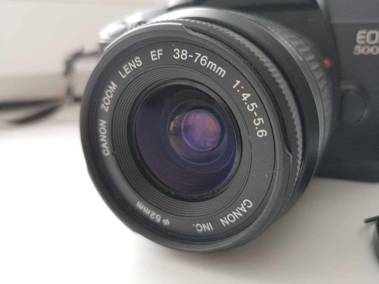 Фотокамера Canon EOS 5000 + Объектив Canon EF 38-76mm f/ 4.5-5.6