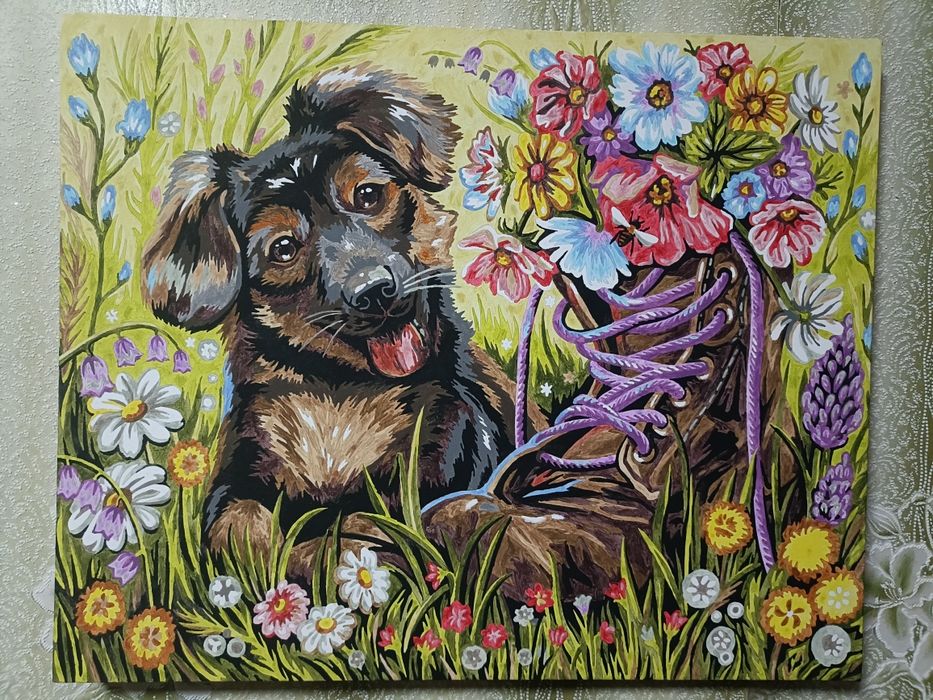 Продам ГОТОВУЮ разукрашенную картину