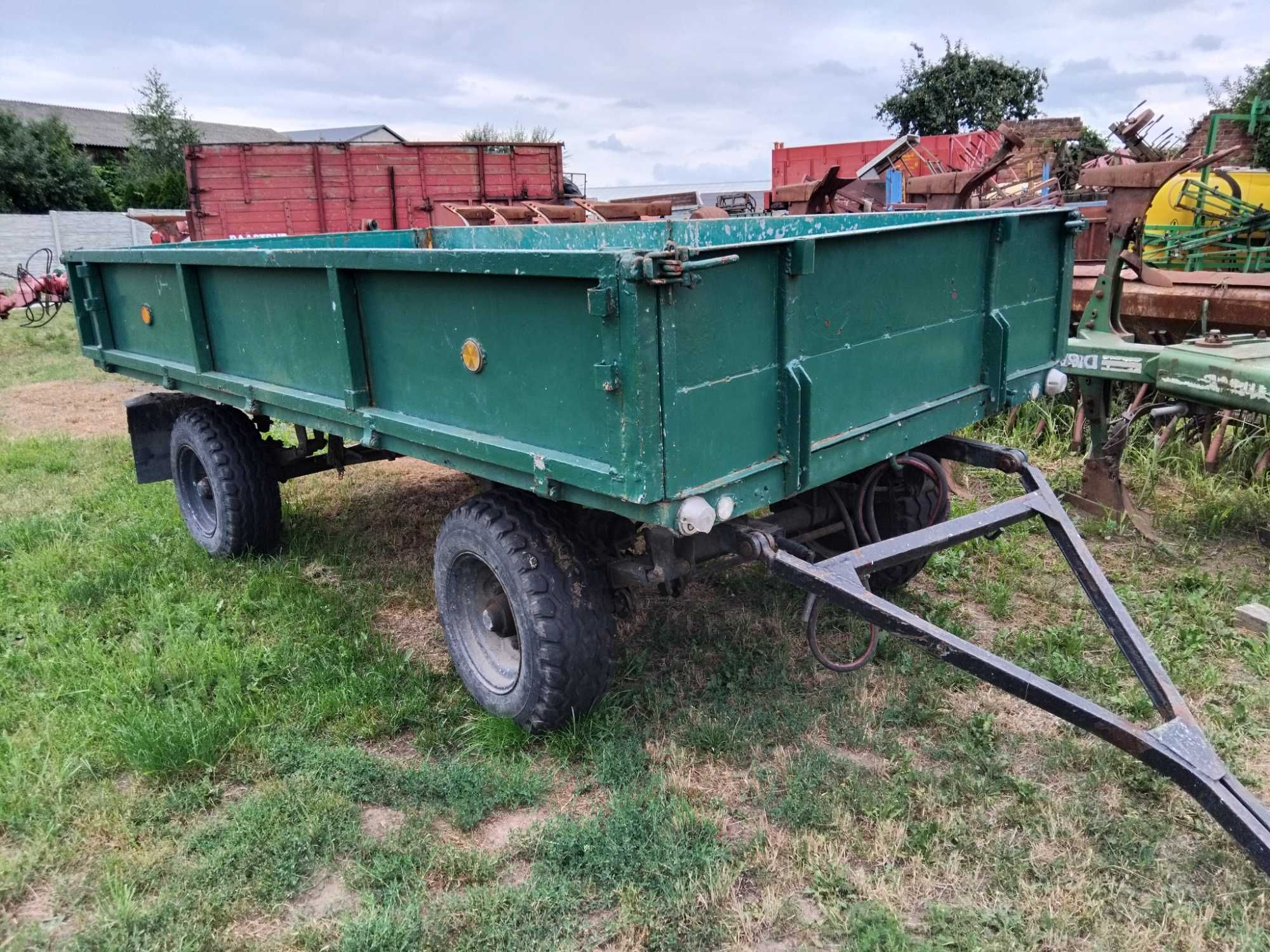 Przyczepa wywrotka HL6011.,kultywator,agregat,transport