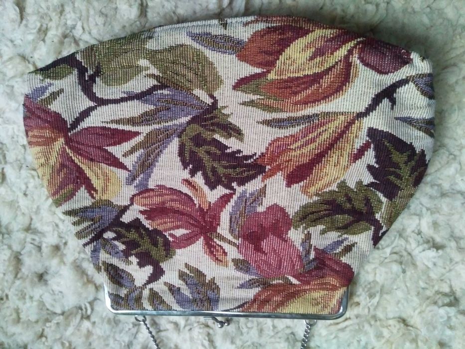 jak NOWA torebka damska do ręki tkana oldschoolowa