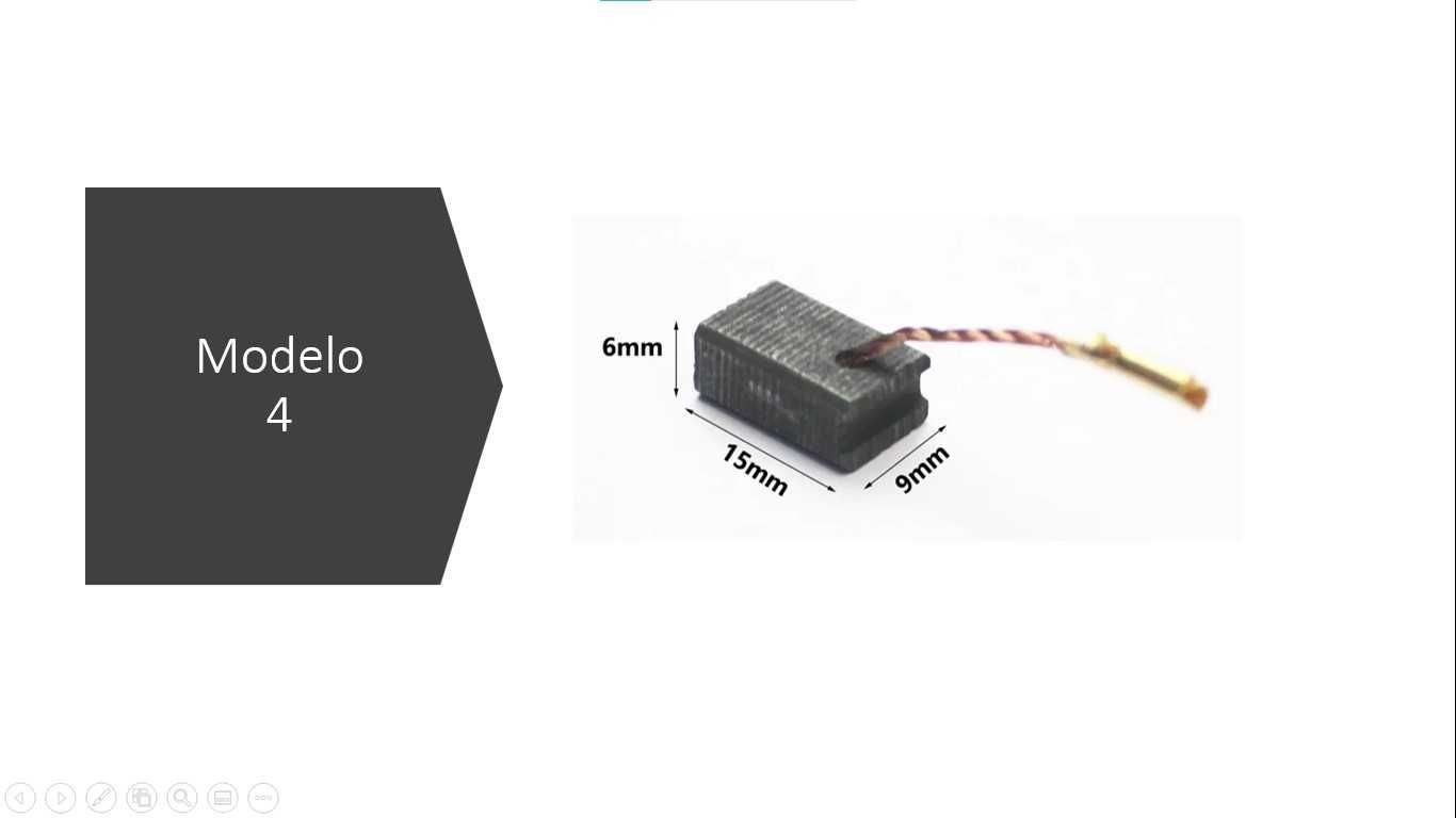 Escovas de Carbono para substituição em máquinas elétricas