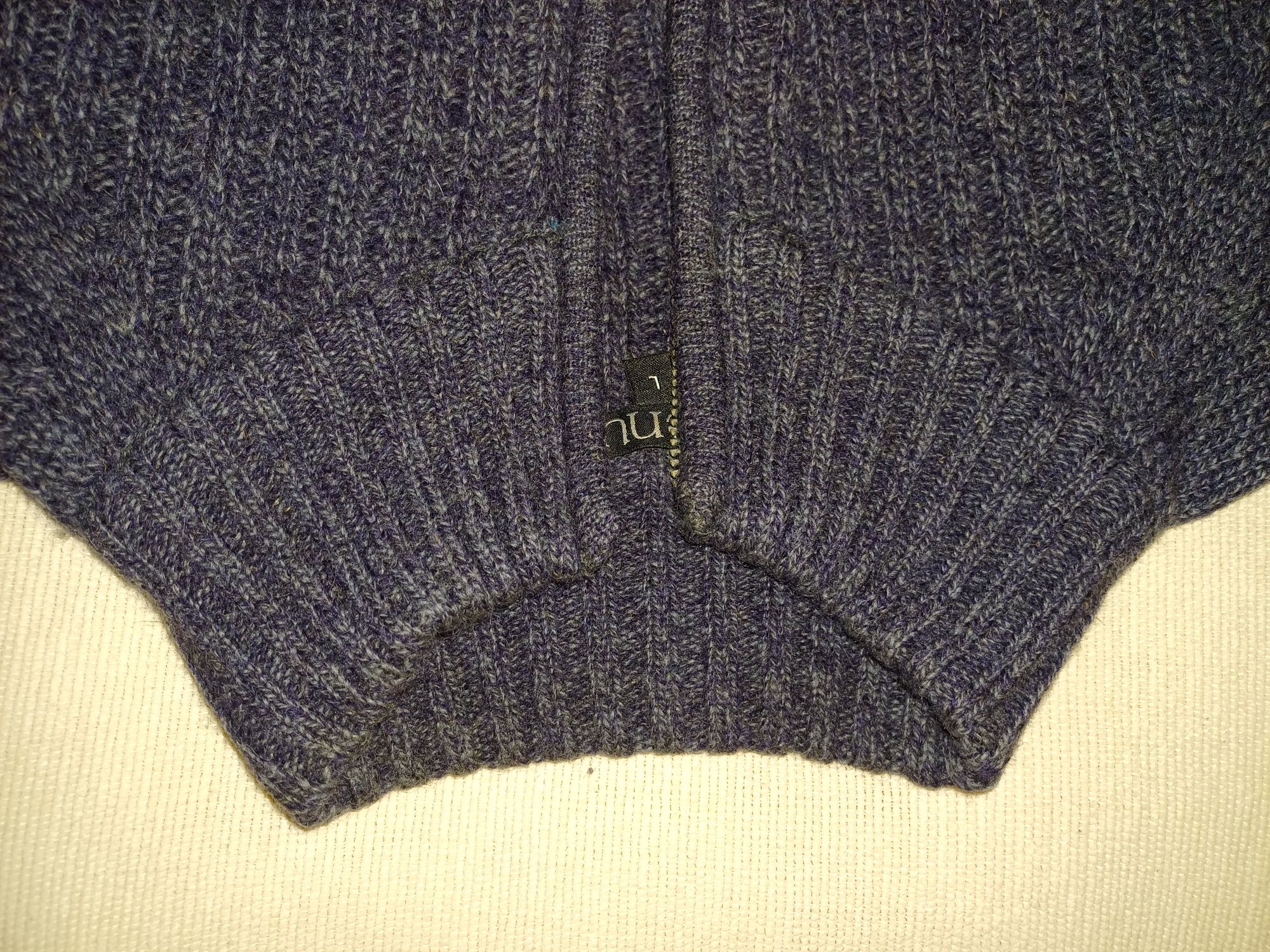 Sweter WEŁNA,  rozm. L, 100 % wełniany