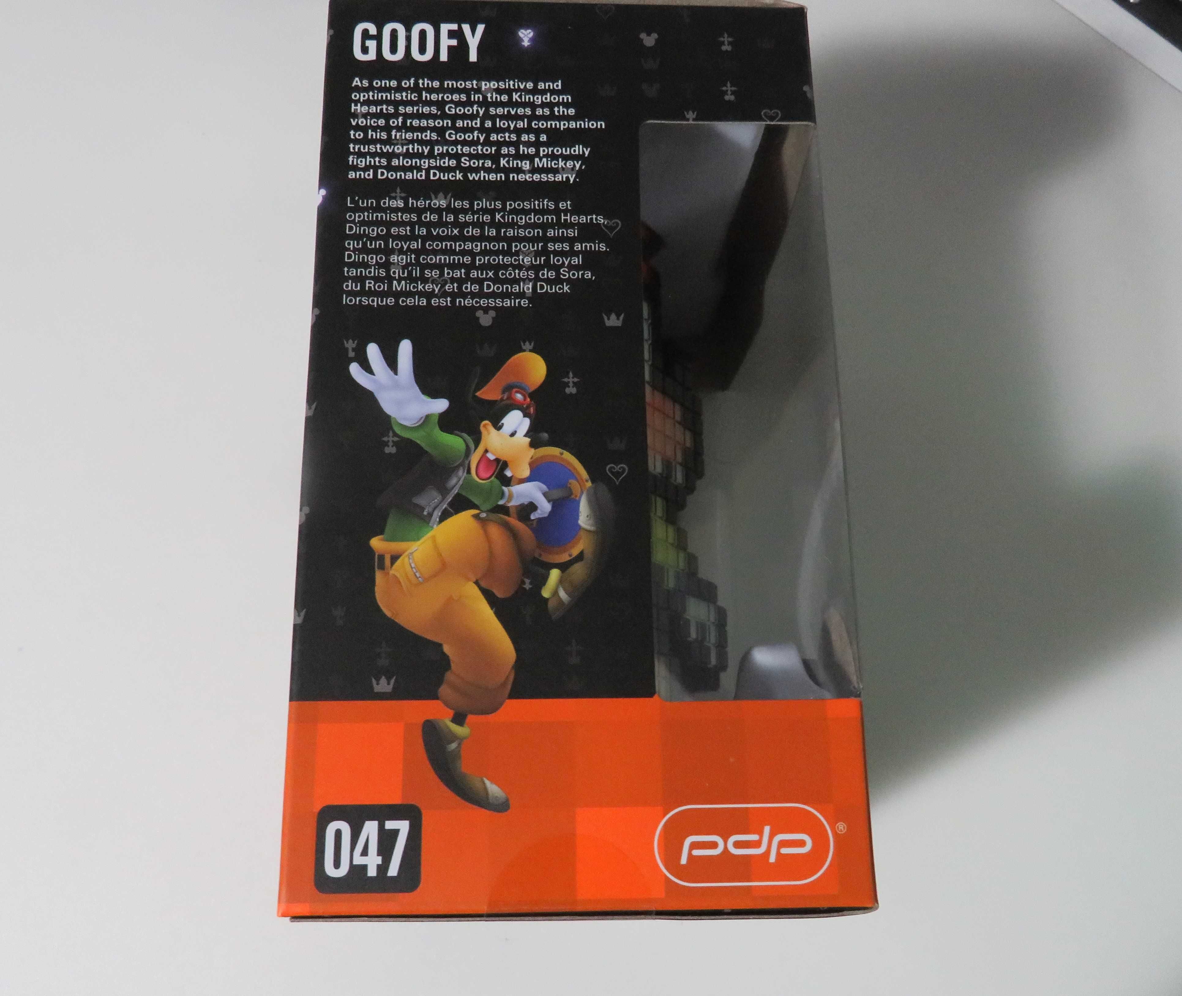 Figura Pixels Pals Kingdom Hearts Goofy 047 Novo e Selado