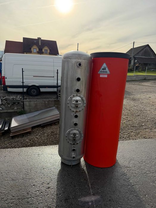 Bojler zasobnik nierdzewny 300 l idealny Ocieplenie 2x wężownica